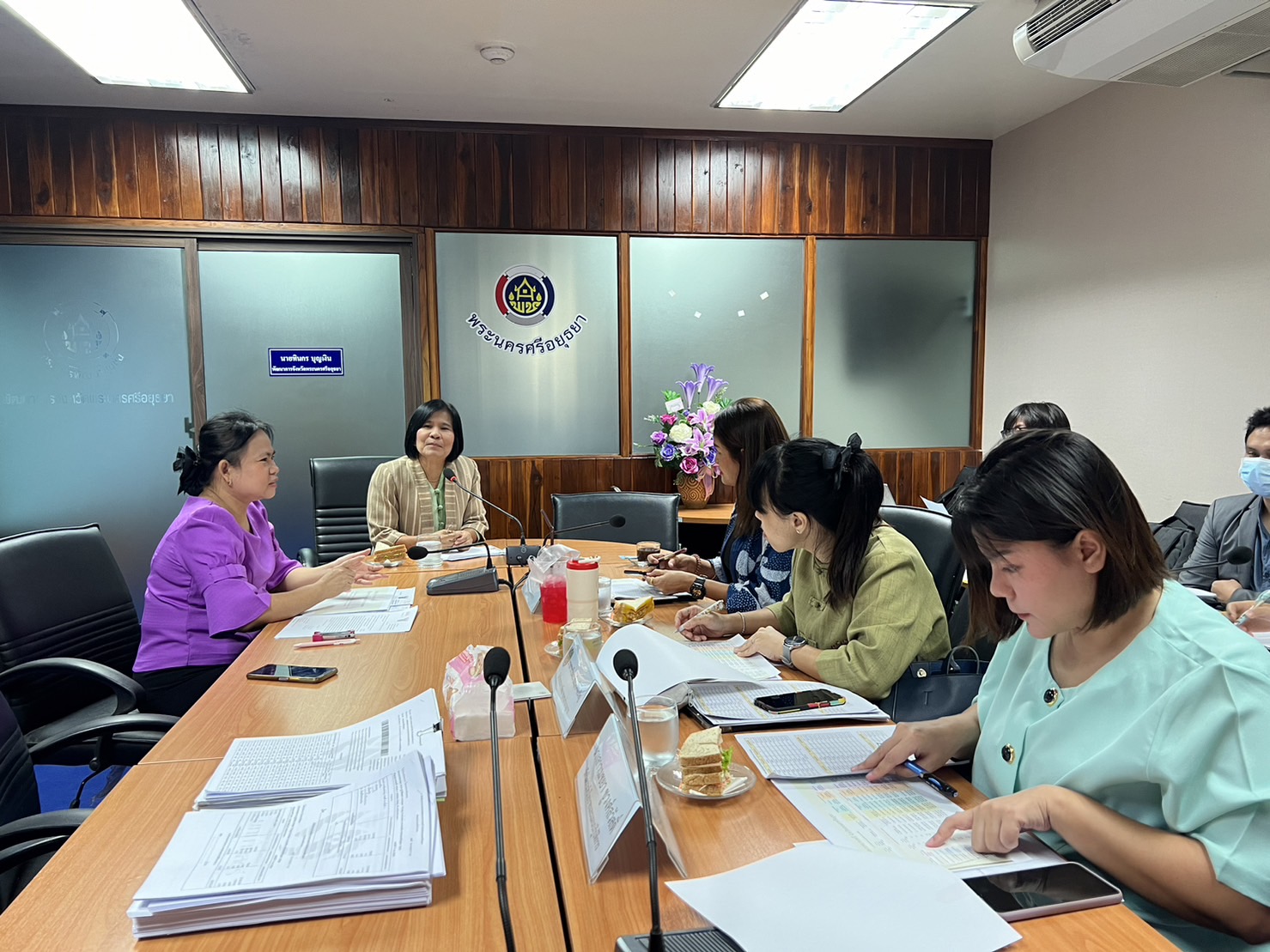 พช.อยุธยา รับการติดตาม กองทุนพัฒนาบทบาทสตรี