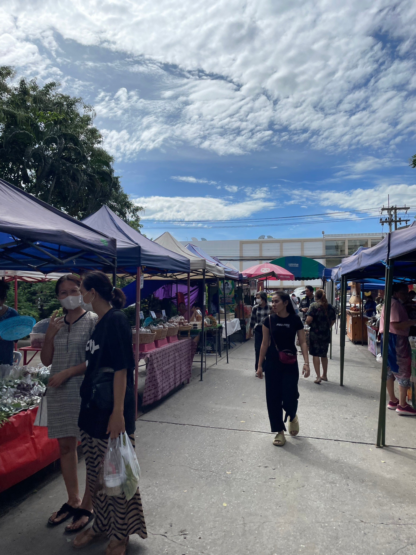 พช.กรุ่งเก่า เดินหน้าจัดตลาดนัดคนไทยยิ้มได้