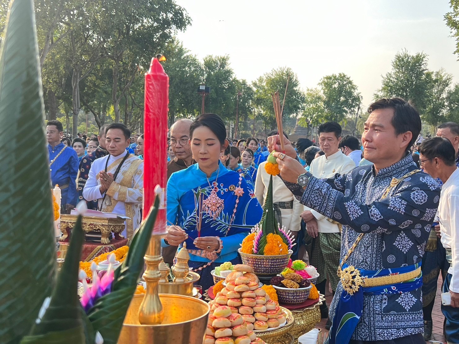 พช.กรุงเก่า ร่วมพิธีบวงสรวงบูรพกษัตริยาธิราชเจ้าแห่งกรุงศรีอยุธยา และพิธีสักการะพระบรมสารีริกธาตุในการจัดงาน “ยอยศยิ่งฟ้า อยุธยามรดกโลก ประจำปี พ.ศ. 2566”