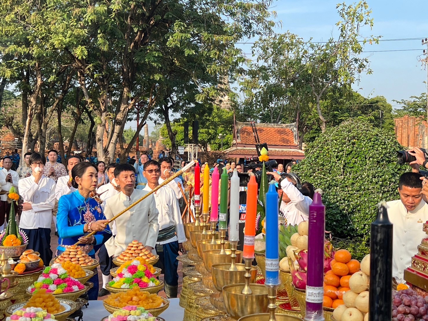 พช.กรุงเก่า ร่วมพิธีบวงสรวงบูรพกษัตริยาธิราชเจ้าแห่งกรุงศรีอยุธยา และพิธีสักการะพระบรมสารีริกธาตุในการจัดงาน “ยอยศยิ่งฟ้า อยุธยามรดกโลก ประจำปี พ.ศ. 2566”