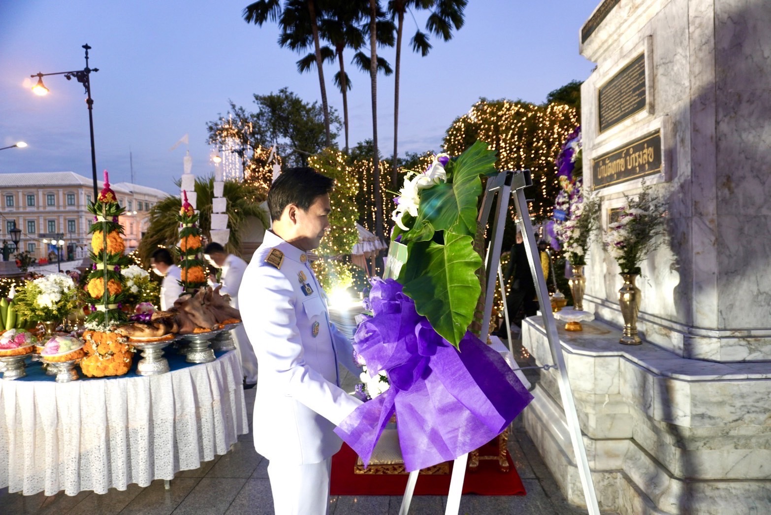 มท.1 นำข้าราชการ พนักงาน ร่วมวางพวงมาลา “วันดำรงราชานุภาพ“