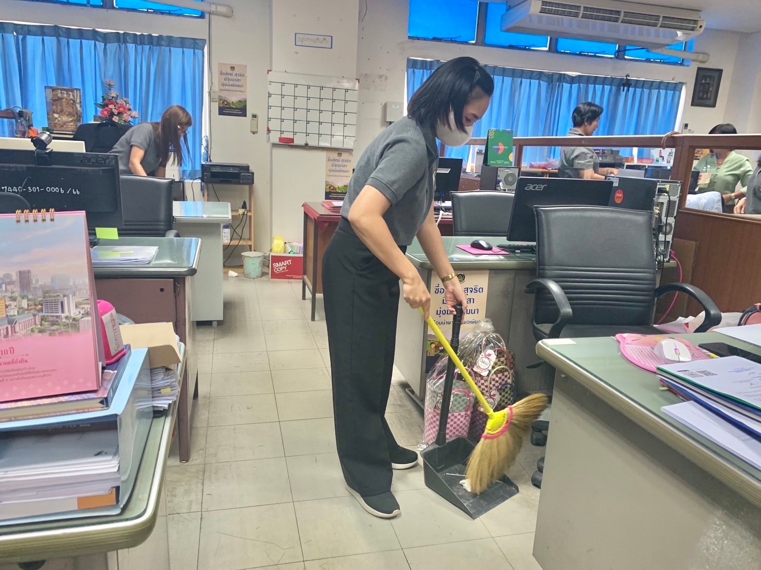 🔹พช.พระนครศรีอยุธยา🔹  พัฒนาชุมชนอยุธยา ดำเนินกิจกรรม 5 ส. Big Cleaning Day (สะสาง สะดวก สะอาด สุขลักษณะ และสร้างนิสัย)