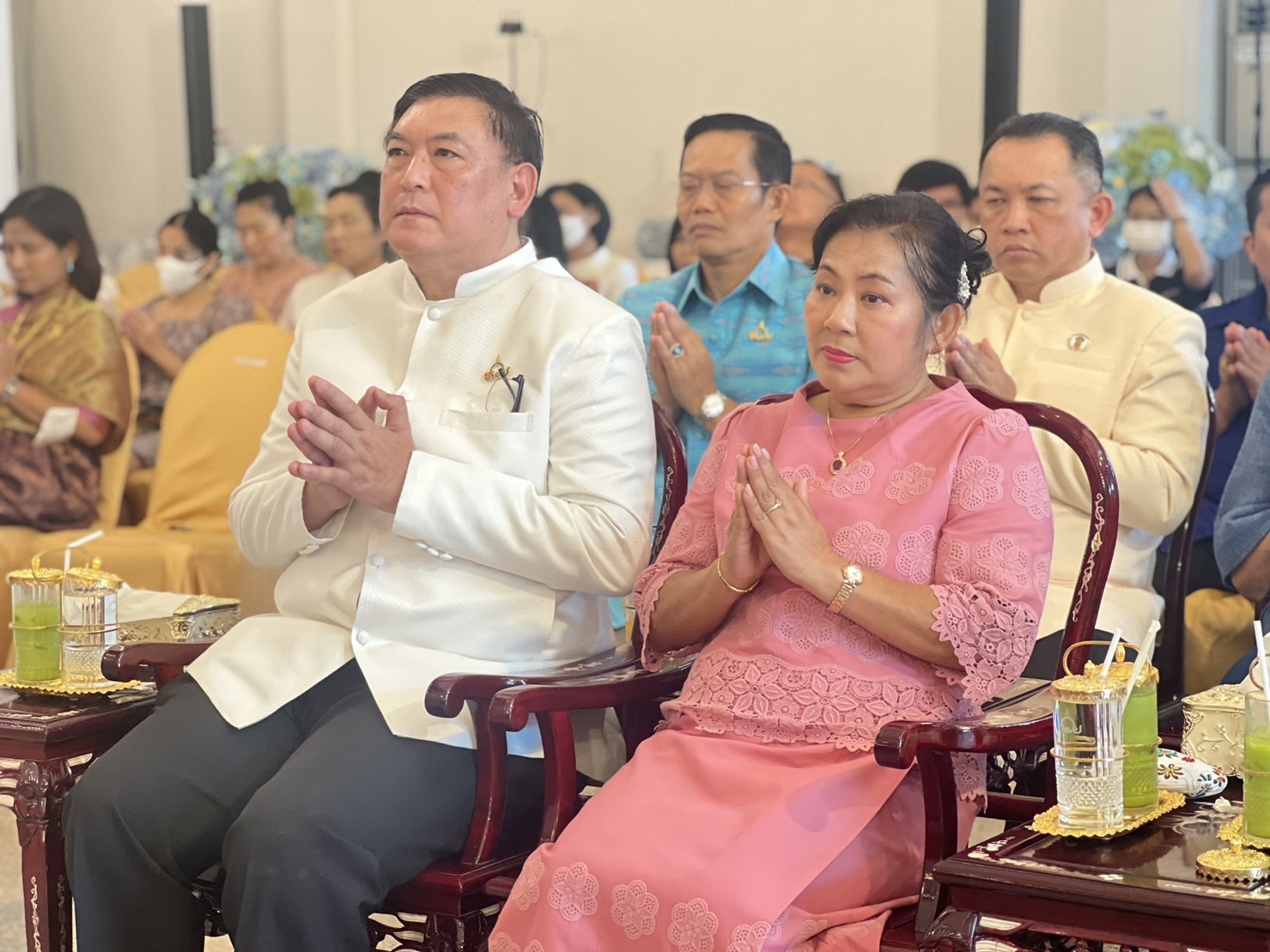 อยุธยา ประกอบพิธีพุทธาภิเษก “เข็มที่ระลึก” ตราจังหวัดพระนครศรีอยุธยา