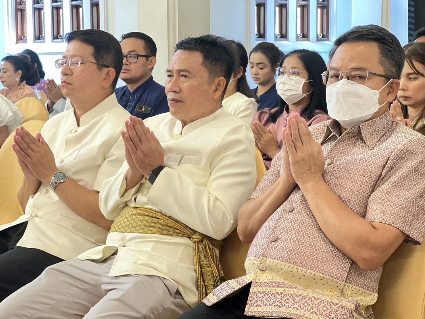 อยุธยา ประกอบพิธีพุทธาภิเษก “เข็มที่ระลึก” ตราจังหวัดพระนครศรีอยุธยา