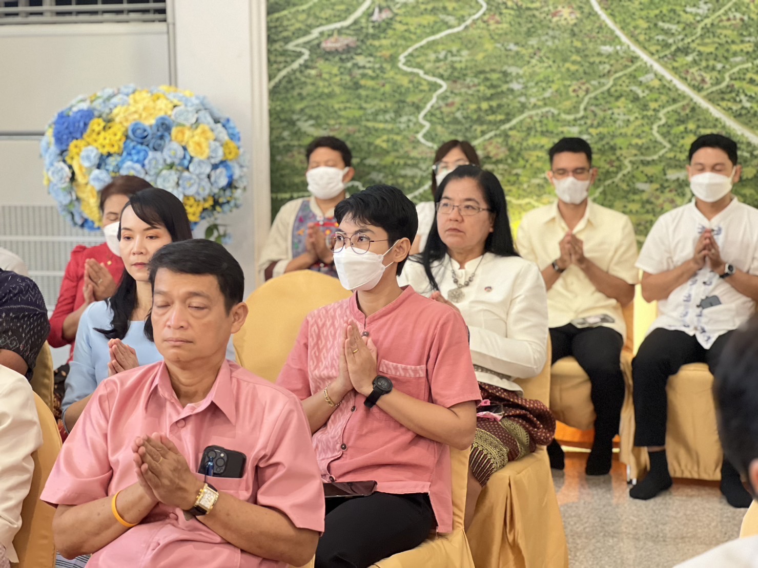 อยุธยา ประกอบพิธีพุทธาภิเษก “เข็มที่ระลึก” ตราจังหวัดพระนครศรีอยุธยา