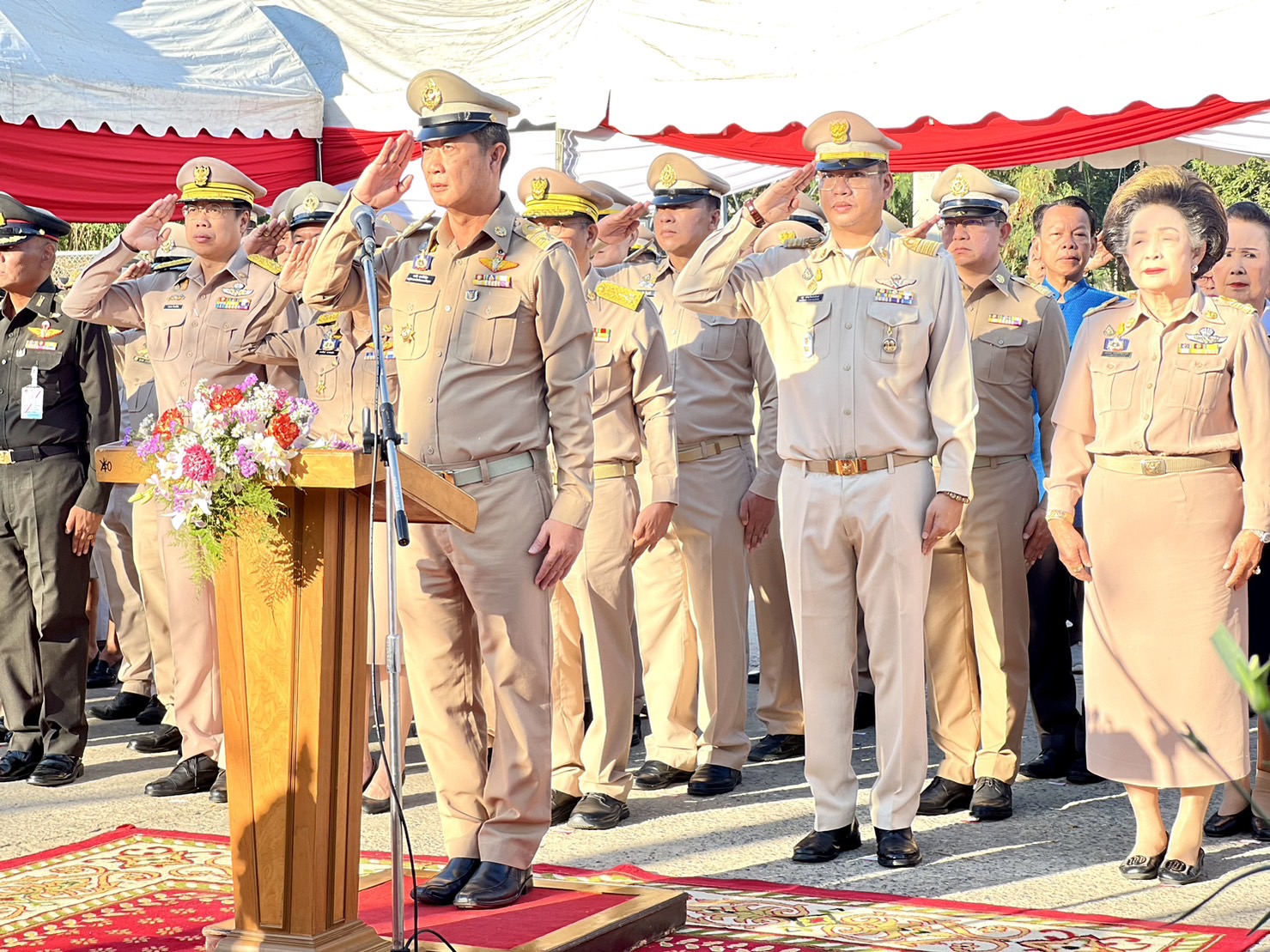 พัฒนาการจังหวัด ถวายราชสักการะเนื่องในวัน “ฉลองชัยชนะสมเด็จพระเจ้าตากสินมหาราช”