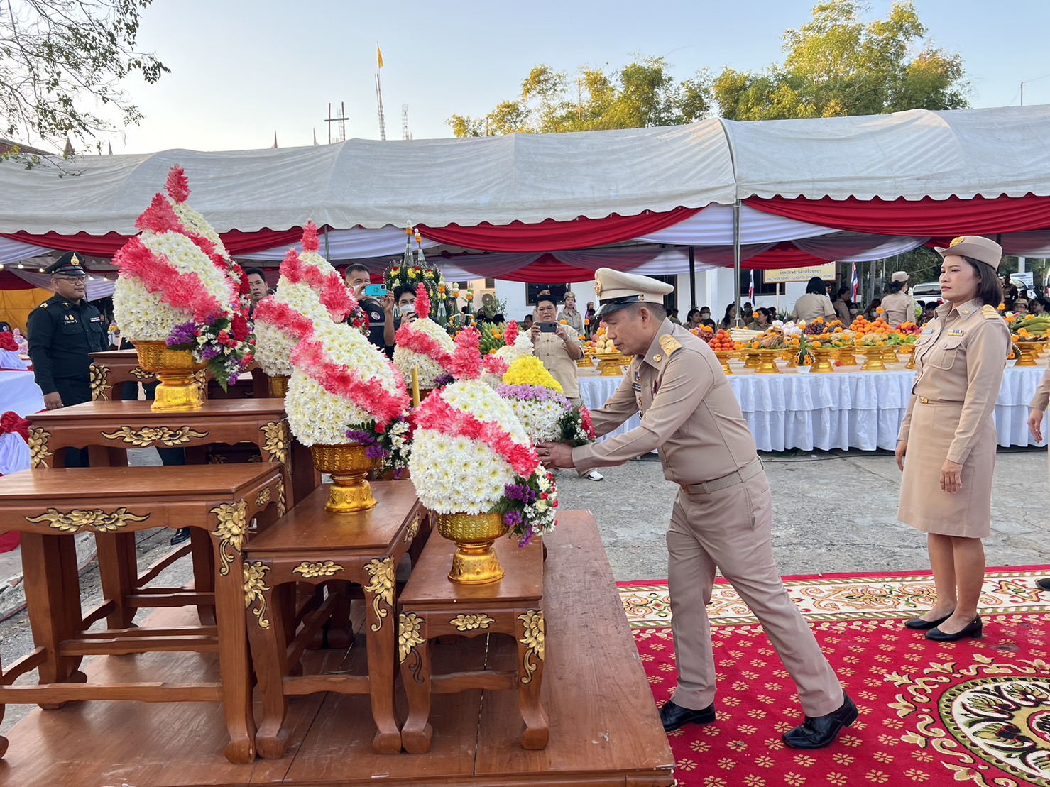 พัฒนาการจังหวัด ถวายราชสักการะเนื่องในวัน “ฉลองชัยชนะสมเด็จพระเจ้าตากสินมหาราช”