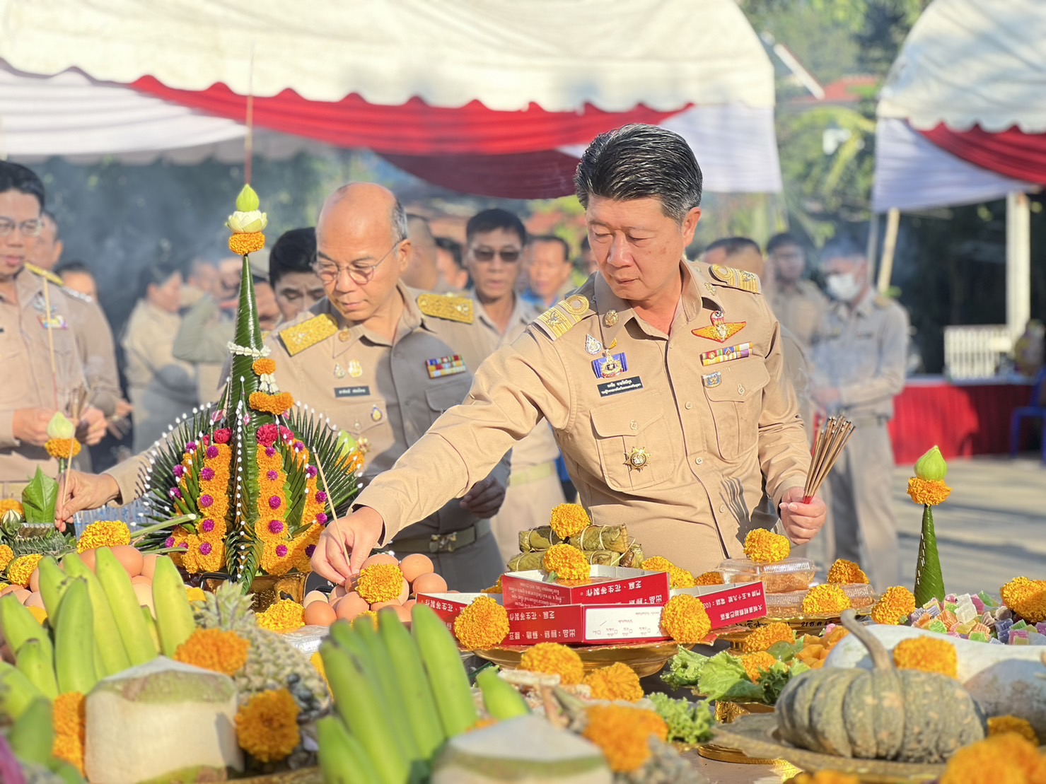 พัฒนาการจังหวัด ถวายราชสักการะเนื่องในวัน “ฉลองชัยชนะสมเด็จพระเจ้าตากสินมหาราช”