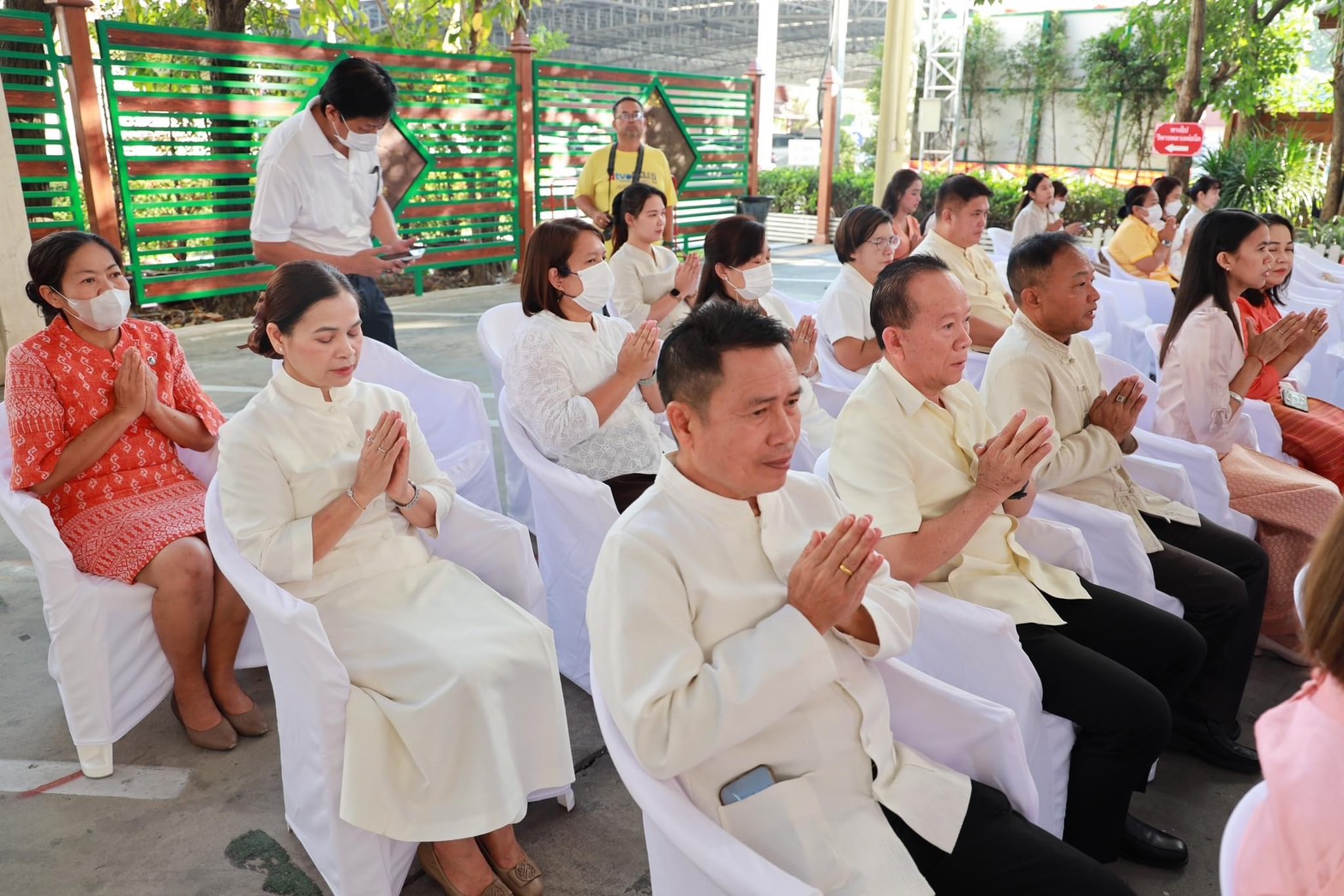 พช.กรุงเก่า ร่วมพิธีเจริญพระพุทธมนต์และทำบุญตักบาตรเฉลิมพระเกียรติ เนื่องในโอกาสวันคล้ายวันประสูติ สมเด็จพระเจ้าลูกเธอ เจ้าฟ้าสิริวัณณวรี นารีรัตนราชกัญญา วันที่ 8 มกราคม 2567