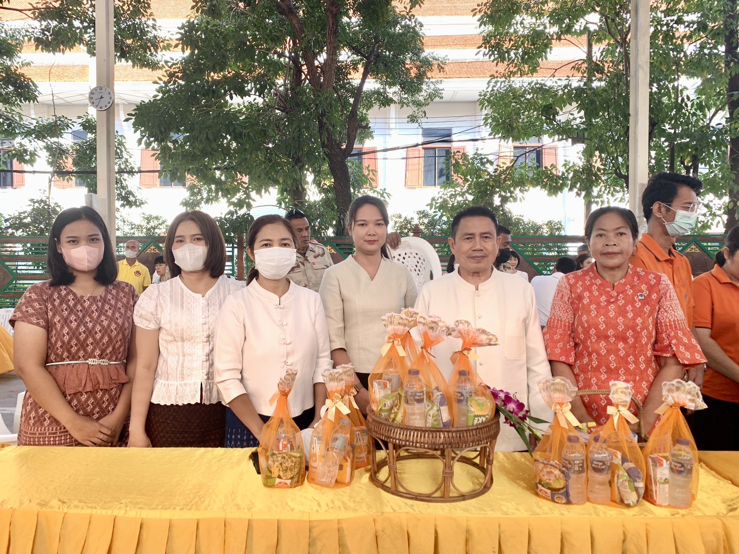 พช.กรุงเก่า ร่วมพิธีเจริญพระพุทธมนต์และทำบุญตักบาตรเฉลิมพระเกียรติ เนื่องในโอกาสวันคล้ายวันประสูติ สมเด็จพระเจ้าลูกเธอ เจ้าฟ้าสิริวัณณวรี นารีรัตนราชกัญญา วันที่ 8 มกราคม 2567