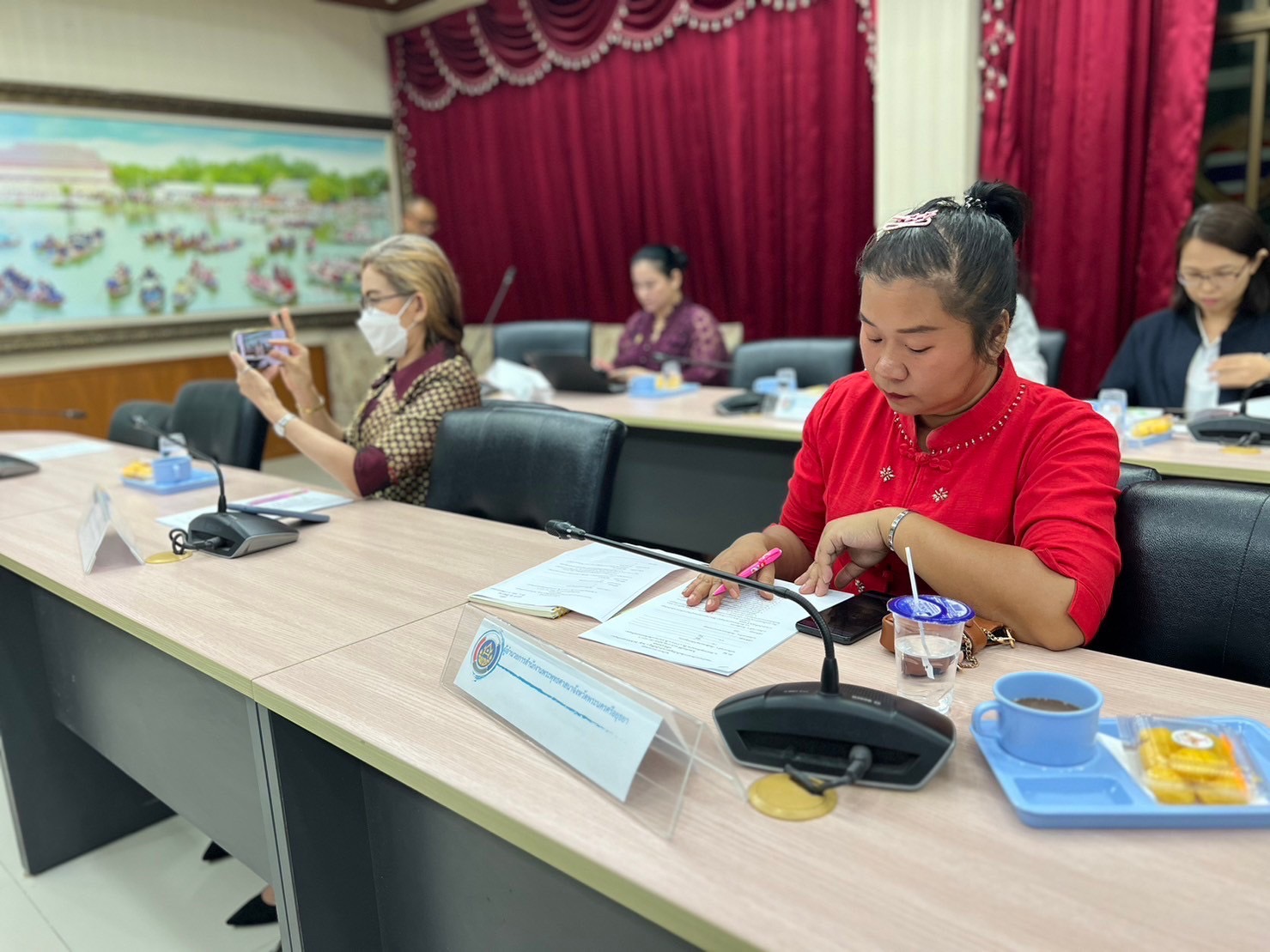 พช.กรุงเก่า จัดประชุมคณะทำงานบริหารการจัดเก็บข้อมูลความจำเป็นพื้นฐาน ด้วยเครื่องมืออิเล็กทรอนิกส์ (จปฐ.) ครั้งที่ 1/2567 ประจำปี 2567