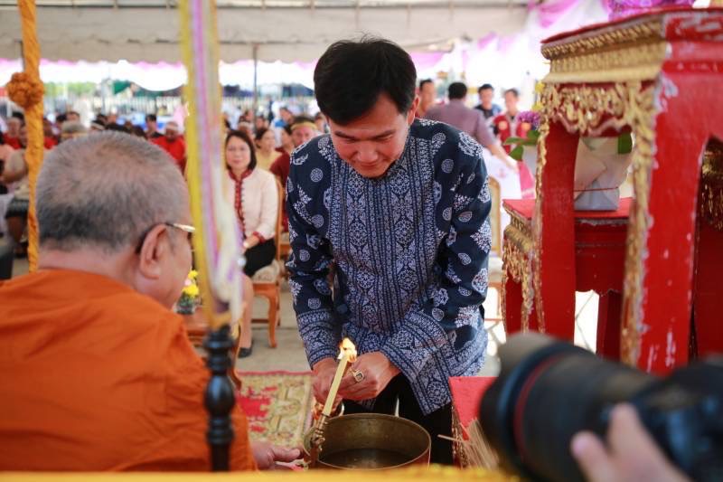 พจ.กรุงเก่า ร่วมพิธีบวงสรวง นายขนมต้ม บรมครูแห่งวงการมวยไทย เนื่องในวันที่ระลึกวีระชนไทยนายขนมต้ม เพื่อยกย่อง และส่งเสริมศิลปะป้องกันตัวของไทย