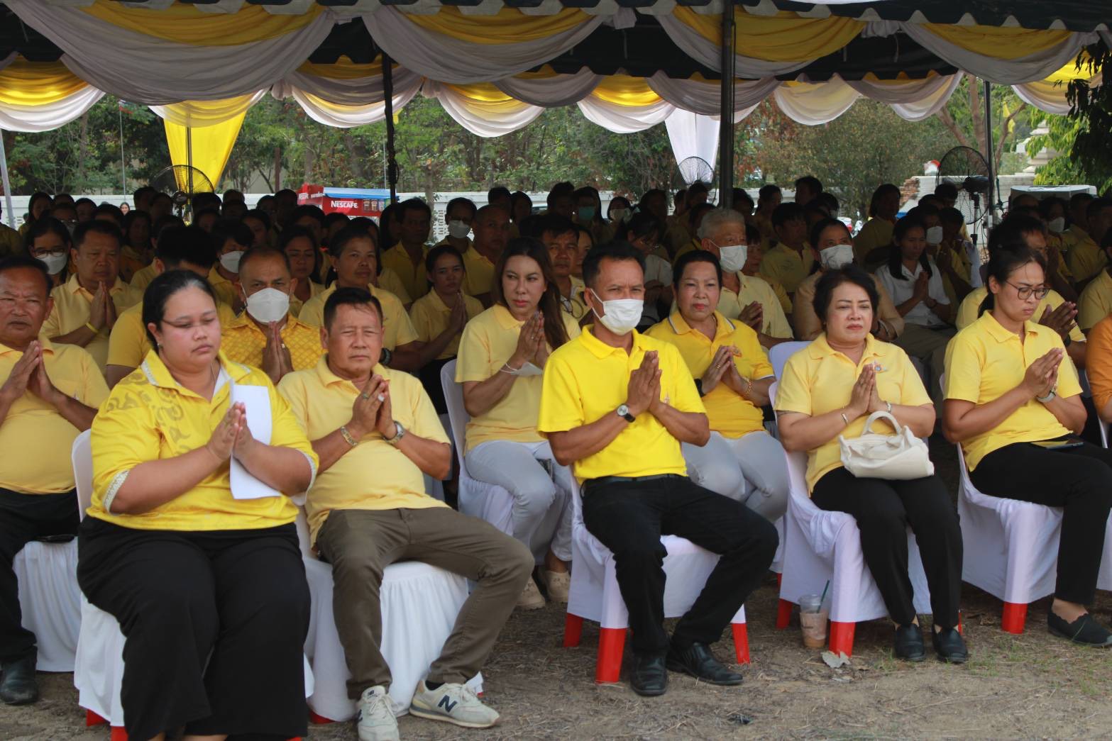พจ.อยุธยา ร่วมพิธีเจริญพระพุทธมนต์เฉลิมพระเกียรติ ถวายพระพรชัยมงคลแด่ พระบาทสมเด็จพระเจ้าอยู่หัว เนื่องในโอกาสวันเฉลิมพระชนมพรรษา 6 รอบ 28 กรกฎาคม 2567 ณ วัดขุนทราย จ.พระนครศรีอยุธยา