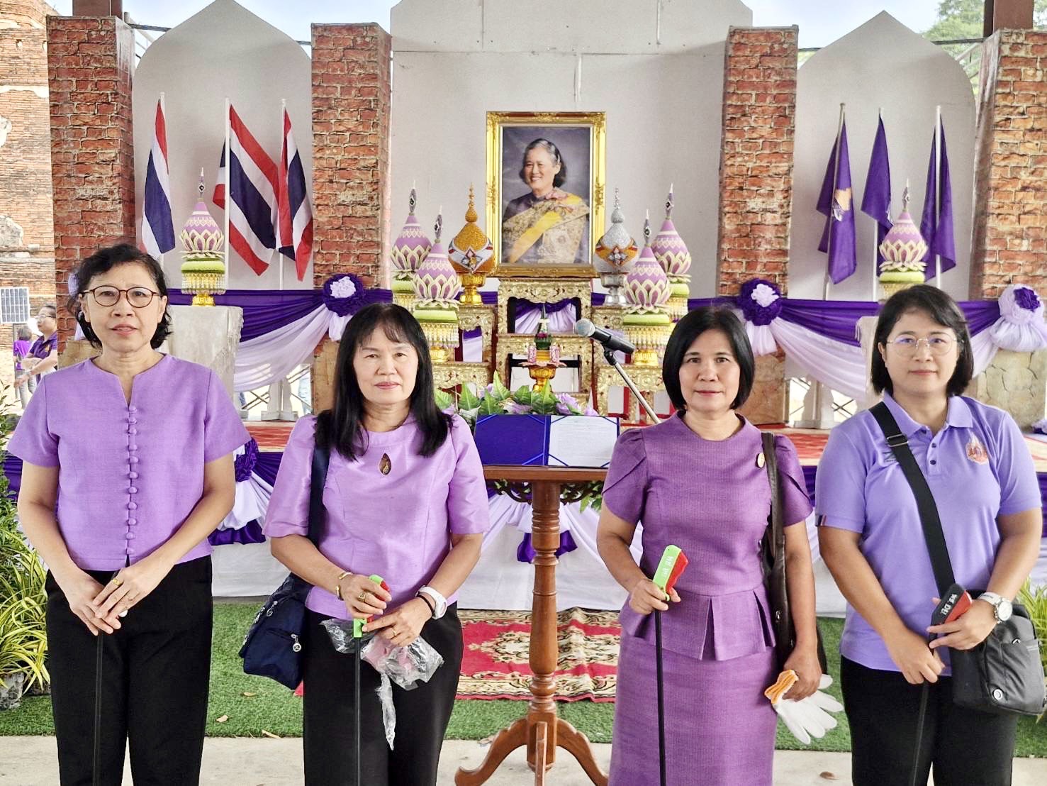 พช.กรุงเก่า ร่วมกิจกรรมรณรงค์ดูแลรักษามรดกศิลปวัฒนธรรมของชาติ เนื่องในโอกาสวันคล้ายวันพระราชสมภพ 2 เมษายน 2567 และวันอนุรักษ์มรดกโลก