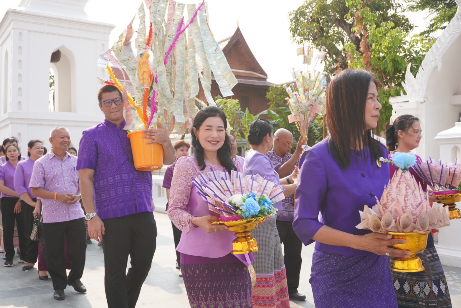 จังหวัดพระนครศรีอยุธยา จัดพิธีถวายผ้าป่าสมทบกองทุนพัฒนาเด็กชนบท ในพระราชูปถัมภ์ สมเด็จพระเทพรัตนราชสุดาฯ สยามบรมราชกุมารี ประจำปี 2567 จังหวัดพระนครศรีอยุธยา