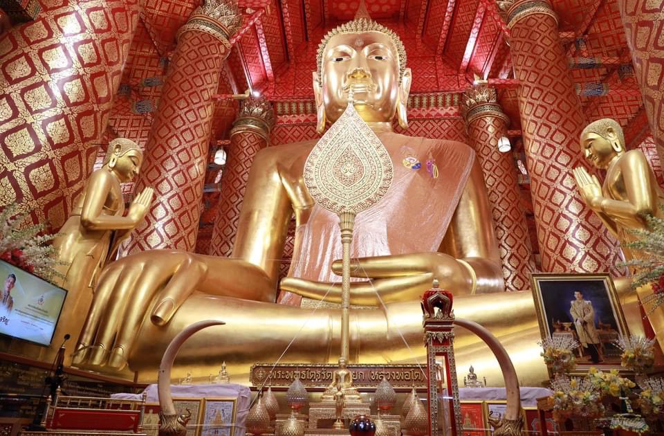 พช.กรุงเก่า ร่วมพิธีสมโภชพระพุทธไตรรัตนนายก (หลวงพ่อโต) ครบ 700 ปี ในพระบรมราชูปถัมภ์