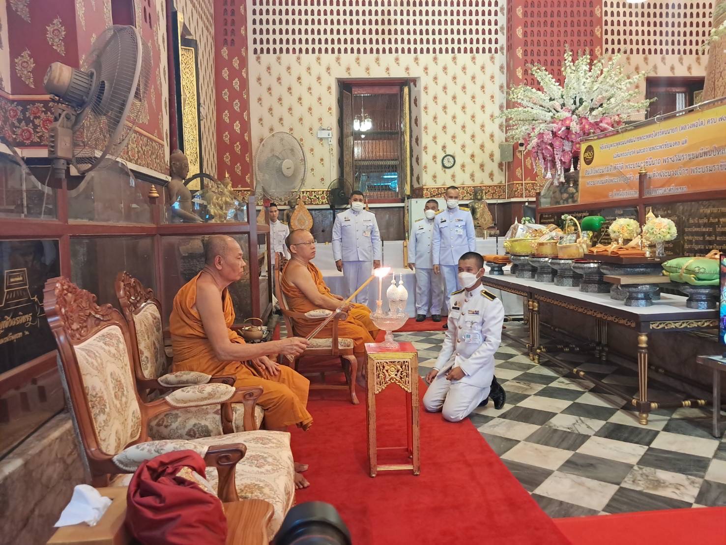 พช.กรุงเก่า ร่วมพิธีสมโภชพระพุทธไตรรัตนนายก (หลวงพ่อโต) ครบ 700 ปี ในพระบรมราชูปถัมภ์