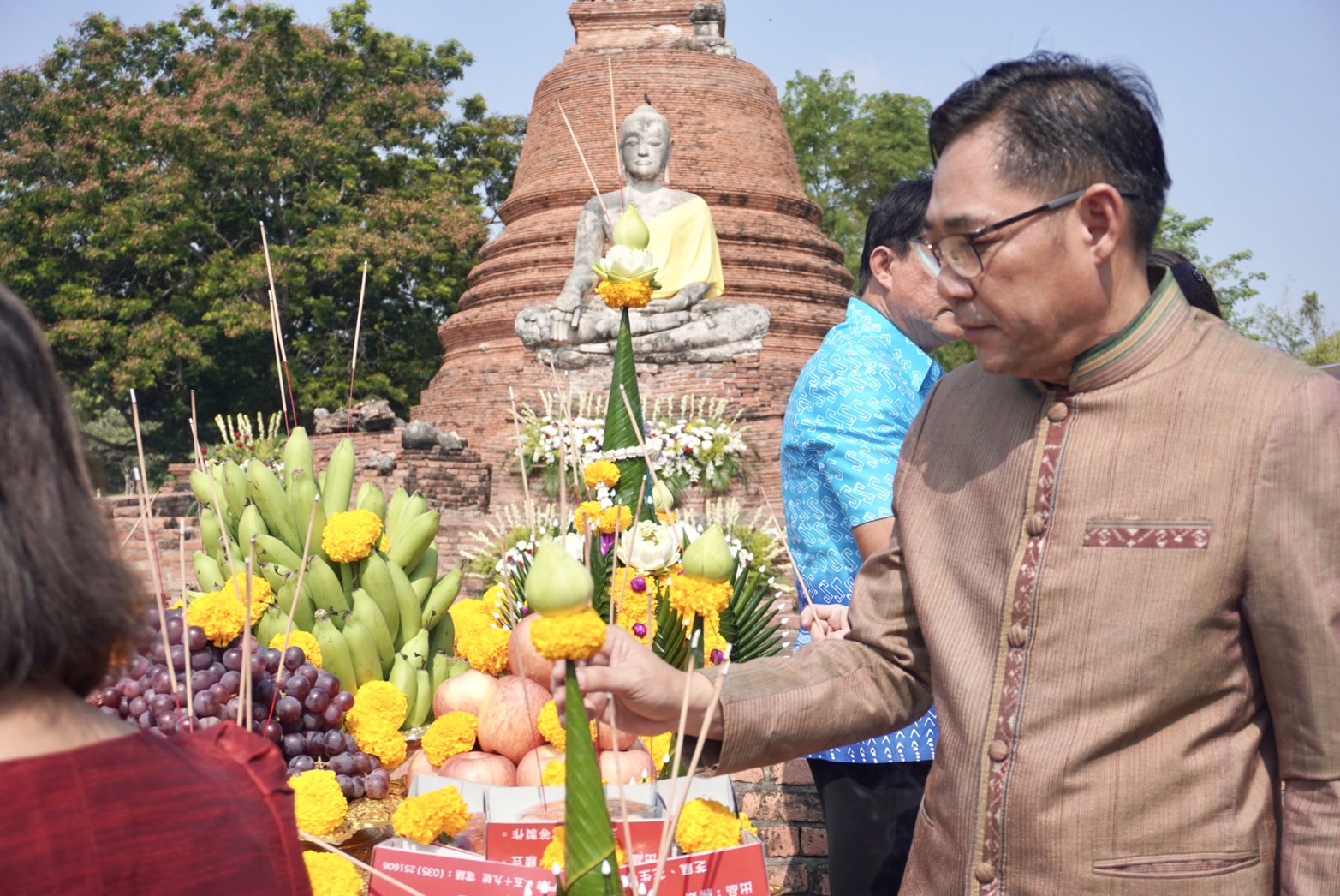 พช.กรุงเก่า ร่วมพิธีบำเพ็ญกุศลวันคล้ายวันสวรรคตของสมเด็จพระนเรศวรมหาราช ประจำปี 2567