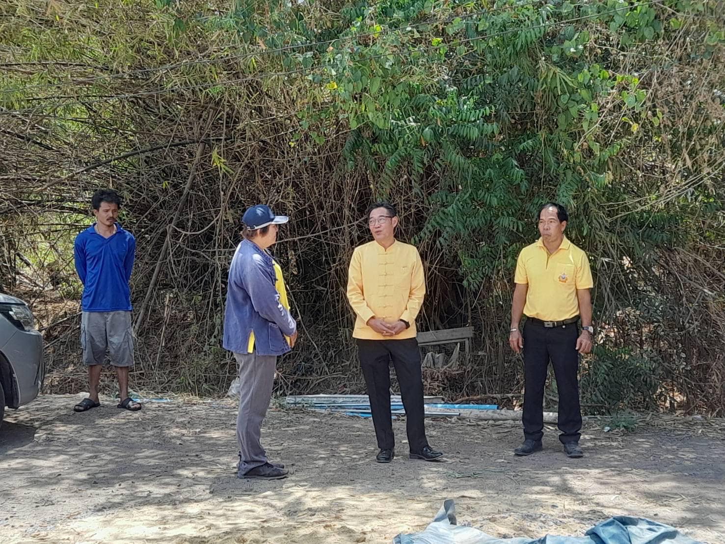 พช.กรุงเก่า ติดตามการสร้างบ้านและเยี่ยมเยียนให้กำลังใจ ครัวเรือนนายสมศักดิ์ สิงหะนาม ม.6 ต.เสนา อ.อุทัย ครัวเรือนเป้าหมายที่ได้รับบ้านห่วงใย จากใจ GLO