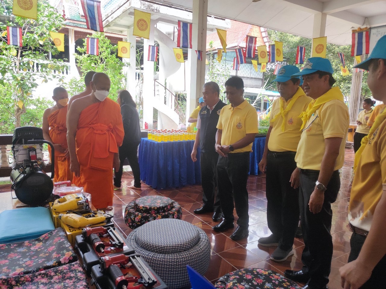 พช.อยุธยา ร่วมพิธีเปิดศูนย์แก้ไขปัญหายาเสพติดแบบบูรณาการ“ชุมชนล้อมรักษ์“ บ้านยางนม อ.ท่าเรือ