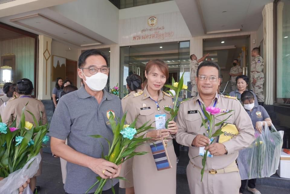 พช.กรุงเก่า ให้การต้อนรับ และให้กำลังใจข้าราชการเมล็ดพันธุ์ใหม่กรมการพัฒนาชุมชน พก.125