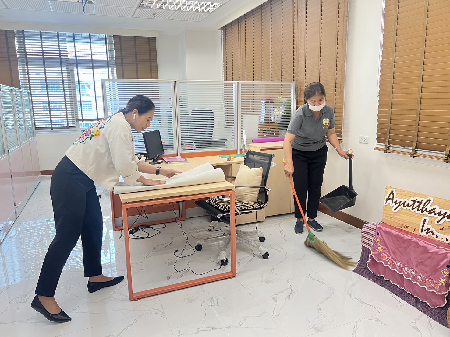 🔹พช.พระนครศรีอยุธยา🔹  พัฒนาชุมชนอยุธยา ดำเนินกิจกรรม 5 ส. Big Cleaning Day (สะสาง สะดวก สะอาด สุขลักษณะ และสร้างนิสัย)