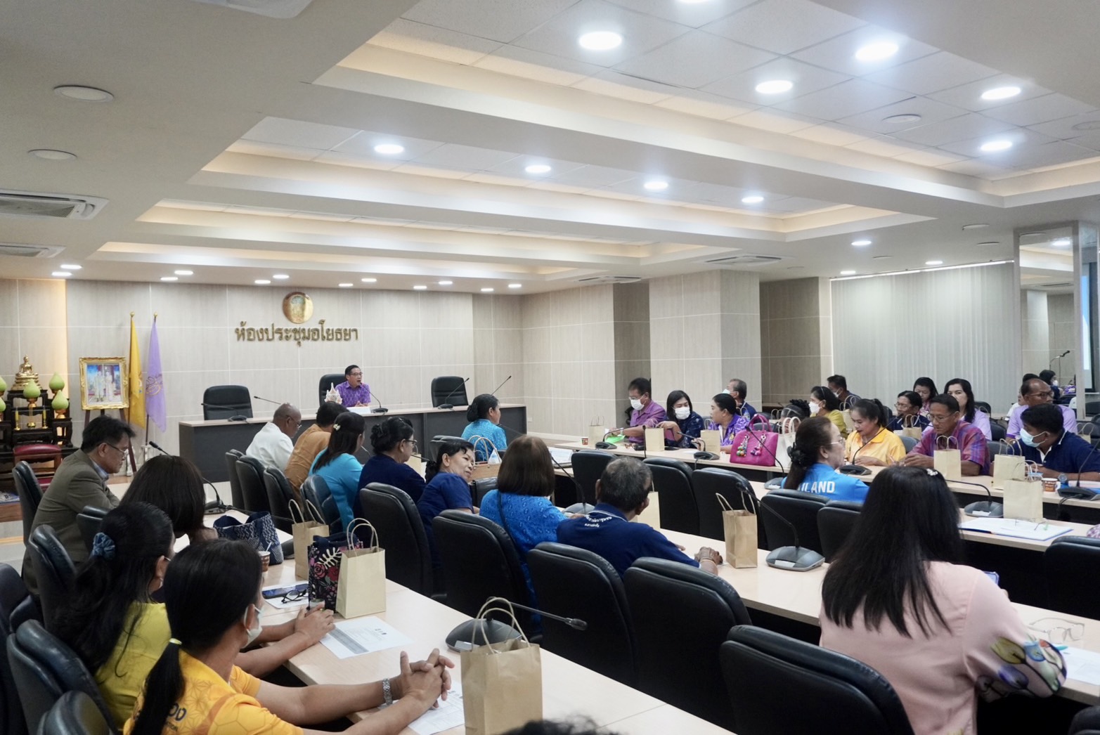 พช.กรุงเก่า จัดประชุมสร้างความรู้ความเข้าใจการดำเนินงานระบบมาตรฐานการพัฒนาชุมชน (มชช.) ตามโครงการส่งเสริมและพัฒนาเป้าหมาย ตามระบบมาตรฐานการพัฒนาชุมชน ประจำปี 2567