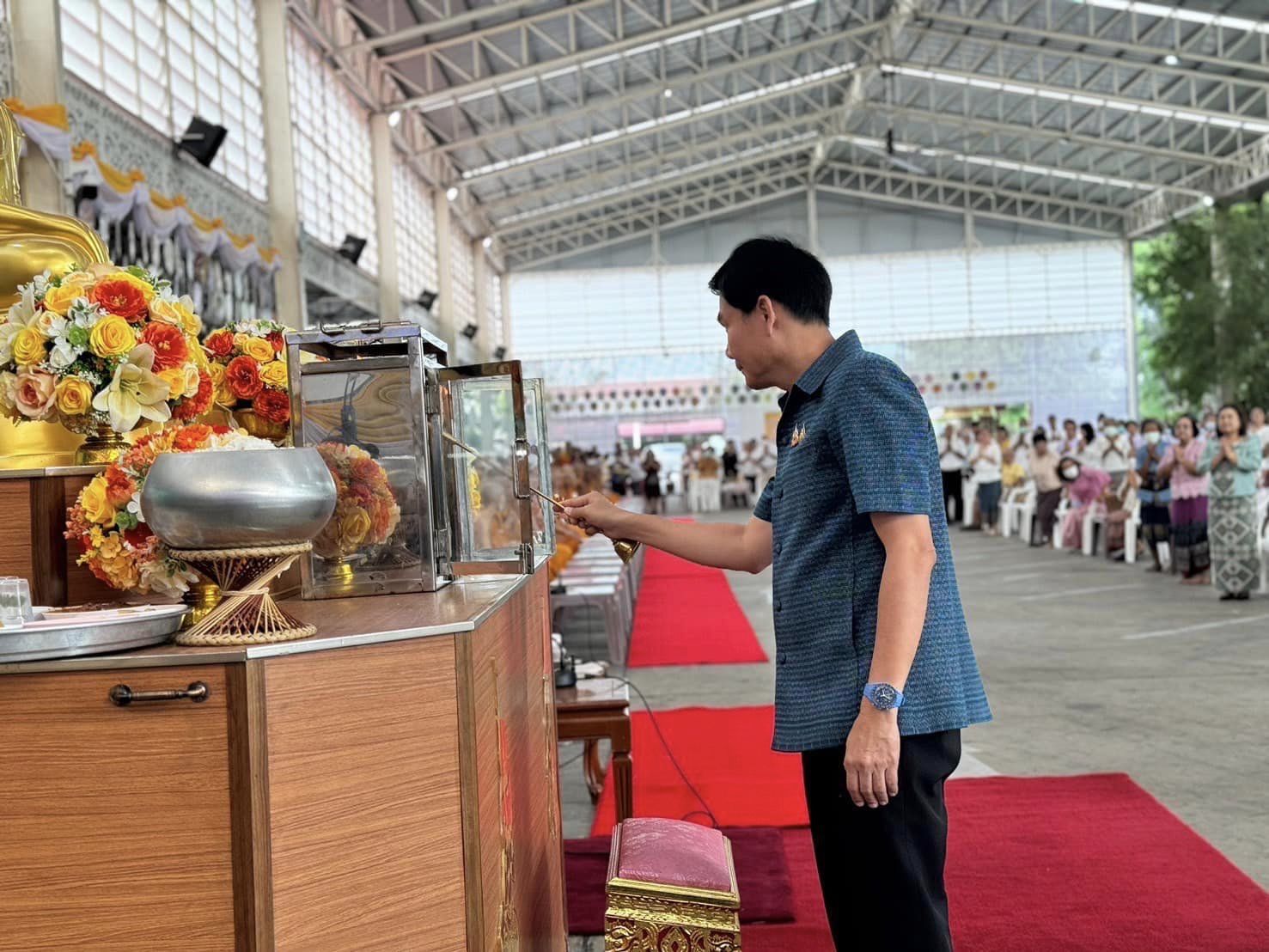 พช.กรุงเก่า ร่วมกิจกรรมส่งเสริมพระพุทธศาสนา เนื่องในเทศกาลวันอาสาฬหบูชาและเข้าพรรษา พุทธศักราช 2567