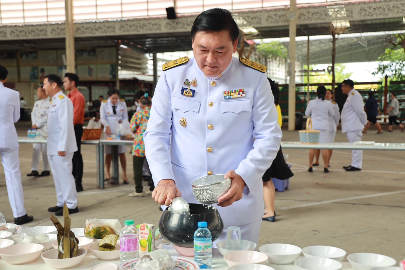 พช.อยุธยา ร่วมพิธีเจริญพระพุทธมนต์และทำบุญตักบาตรถวายเป็นพระราชกุศลฯ เฉลิมพระเกียรติเนื่องในโอกาสวันคล้ายวันประสูติสมเด็จพระเจ้าน้องนางเธอ เจ้าฟ้าจุฬาภรณวลัยลักษณ์ อัครราชกุมารี กรมพระศรีสวางควัฒน วรขัตติยราชนารี 4 กรกฎาคม 2567