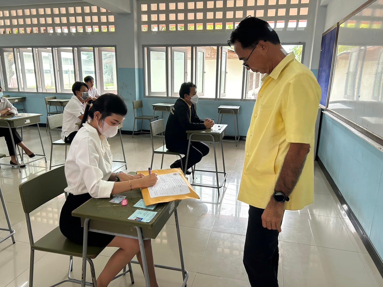 พช.อยุธยา ดำเนินการสอบคัดเลือกบุคคลเพื่อแต่งตั้งเป็นอาสาพัฒนา (อสพ.)รุ่นที่ 76