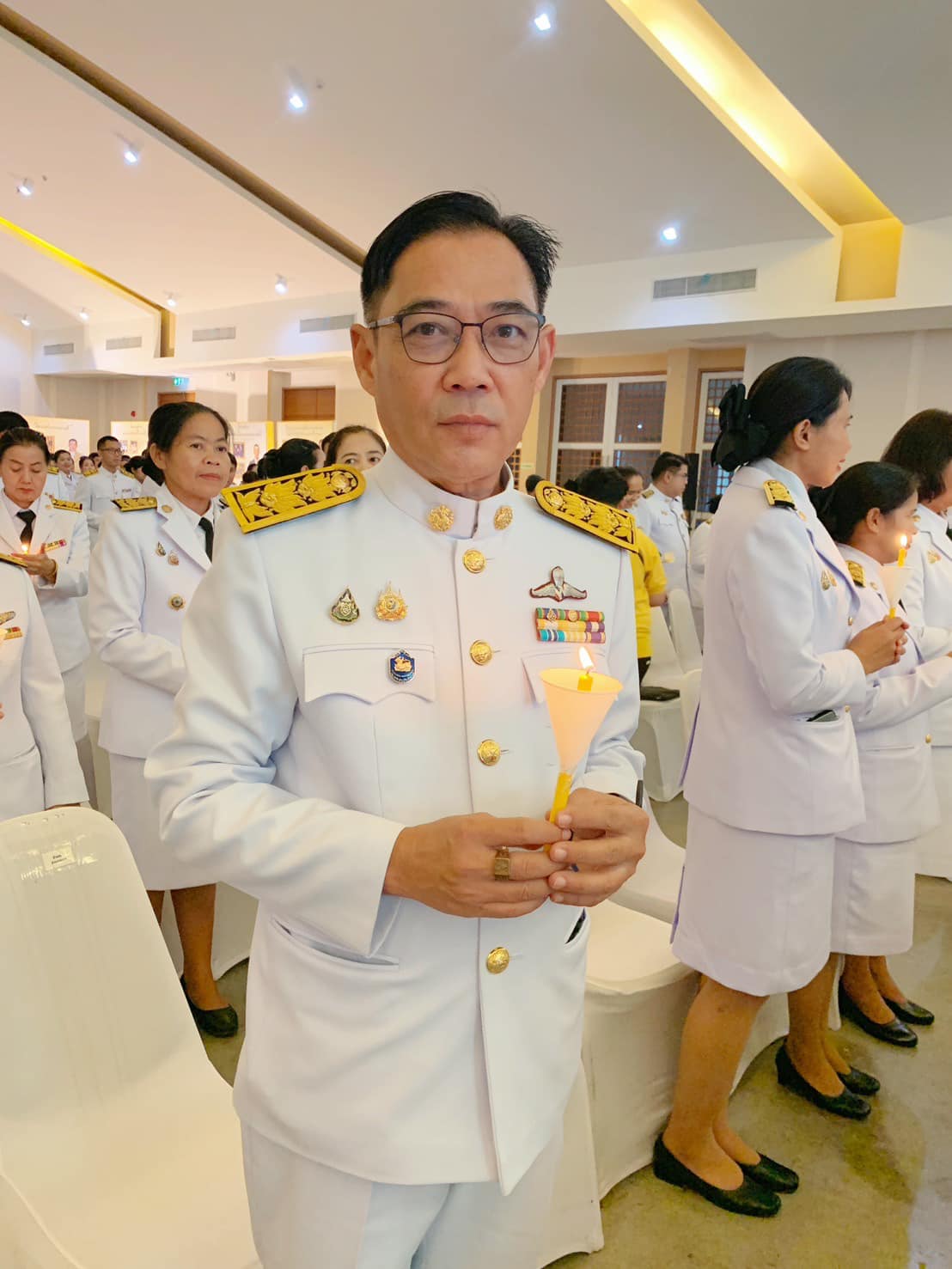 พช.อยุธยา ร่วมพิธีถวายเครื่องราชสักการะและวางพานพุ่ม และพิธีจุดเทียนถวายพระพรชัยมงคลเนื่องในโอกาสพระราชพิธีมหามงคลเฉลิมพระชนมพรรษา 6 รอบ 28 กรกฎาคม 2567