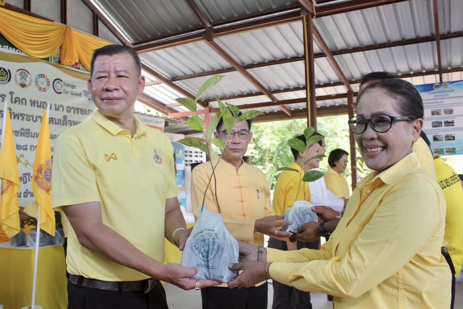 พช.กรุงเก่า จัดโครงการ โคก หนอง นา อารยเกษตร เฉลิมพระเกียรติพระบาทสมเด็จพระเจ้าอยู่หัว เนื่องในโอกาสพระราชพิธีมหามงคลเฉลิมพระชนมพรรษา 6 รอบ 28 กรกฎาคม 2567
