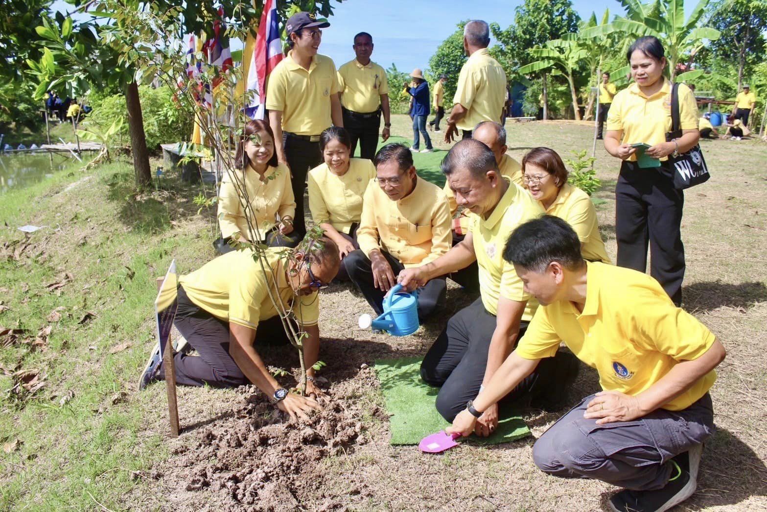 พช.กรุงเก่า จัดโครงการ โคก หนอง นา อารยเกษตร เฉลิมพระเกียรติพระบาทสมเด็จพระเจ้าอยู่หัว เนื่องในโอกาสพระราชพิธีมหามงคลเฉลิมพระชนมพรรษา 6 รอบ 28 กรกฎาคม 2567