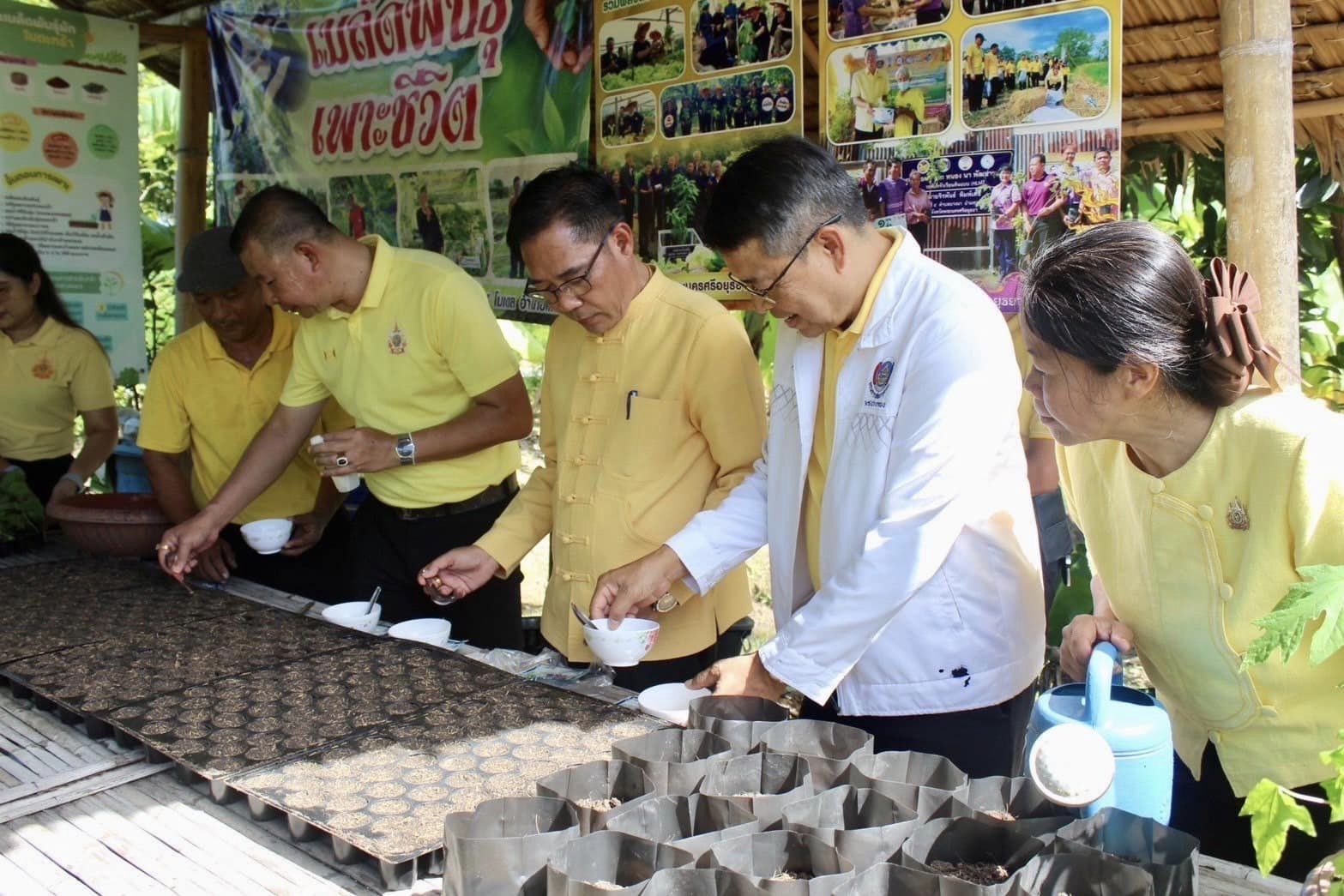 พช.กรุงเก่า จัดโครงการ โคก หนอง นา อารยเกษตร เฉลิมพระเกียรติพระบาทสมเด็จพระเจ้าอยู่หัว เนื่องในโอกาสพระราชพิธีมหามงคลเฉลิมพระชนมพรรษา 6 รอบ 28 กรกฎาคม 2567