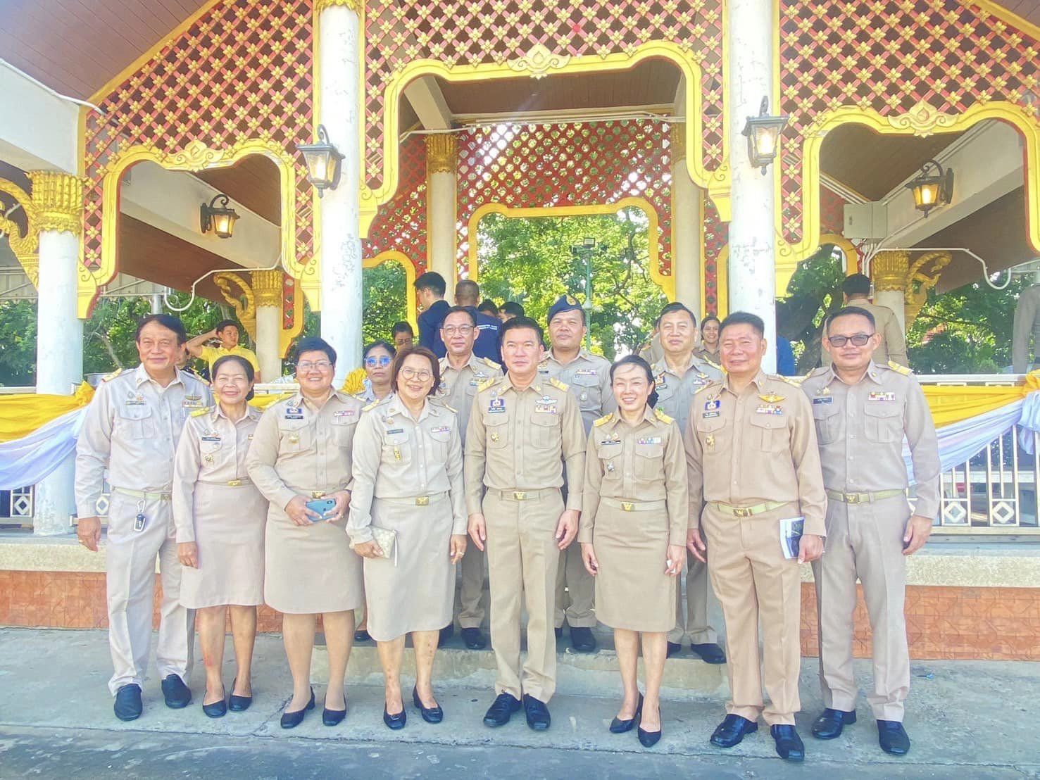 พช.อยุธยา ร่วมให้การต้อนรับ ราชเลขานุการในพระองค์ฯ ลงพื้นที่ตรวจติดตามการพัฒนาและการบริหารจัดการน้ำในแม่น้ำเจ้าพระยา ในพื้นที่จังหวัดพระนครศรีอยุธยา