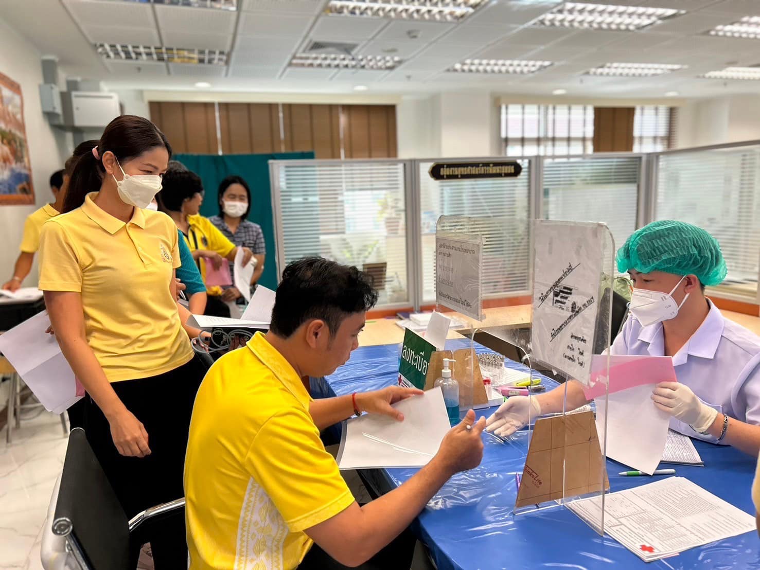 พช.กรุงเก่า จัดบริการตรวจสุขภาพ ประจำปีงบประมาณ พ.ศ. 2567 ให้แก่ข้าราชการและลูกจ้างในสังกัด จำนวน 105 คน