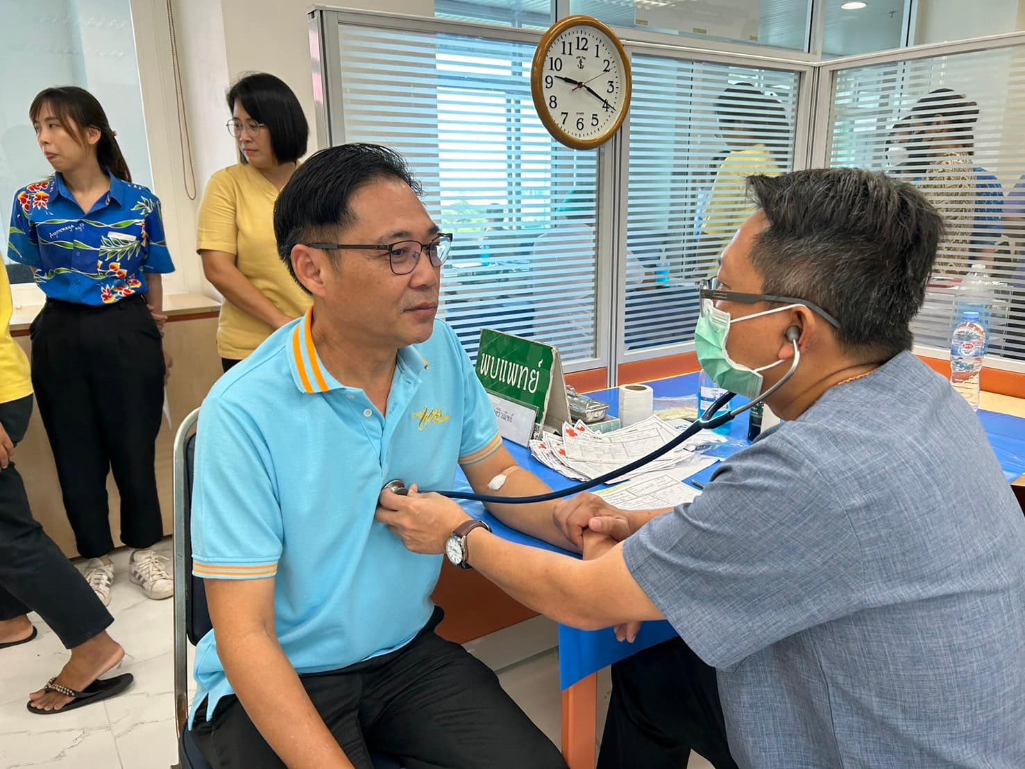 พช.กรุงเก่า จัดบริการตรวจสุขภาพ ประจำปีงบประมาณ พ.ศ. 2567 ให้แก่ข้าราชการและลูกจ้างในสังกัด จำนวน 105 คน