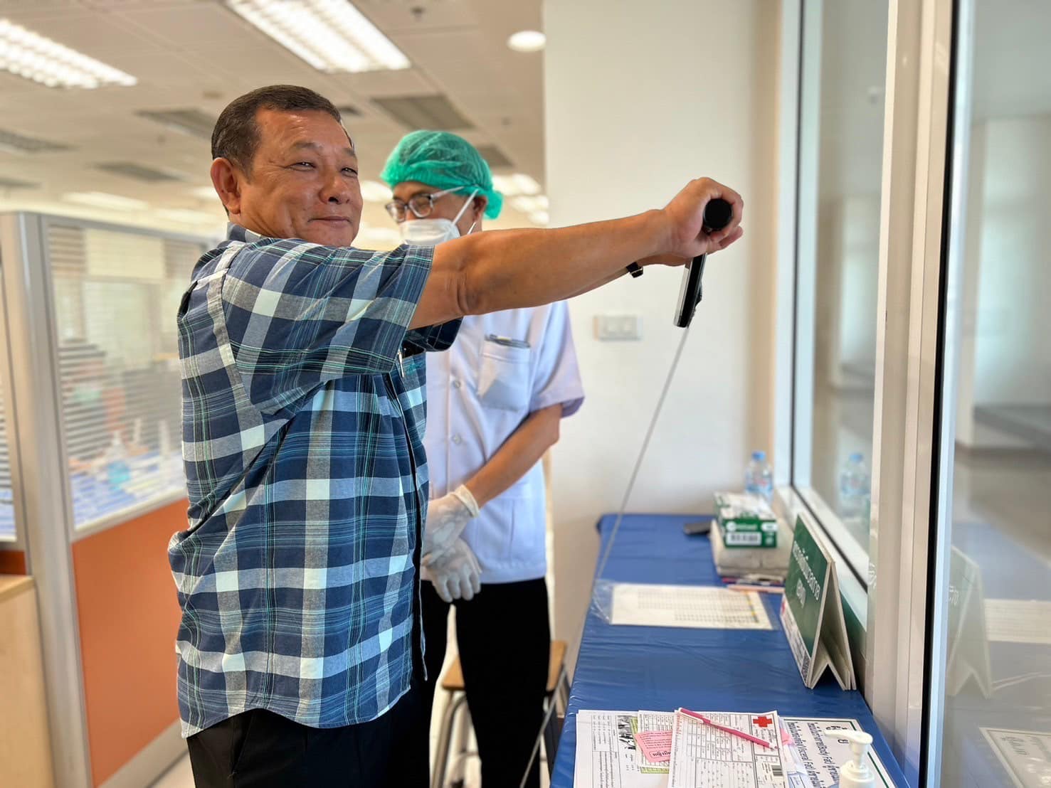 พช.กรุงเก่า จัดบริการตรวจสุขภาพ ประจำปีงบประมาณ พ.ศ. 2567 ให้แก่ข้าราชการและลูกจ้างในสังกัด จำนวน 105 คน