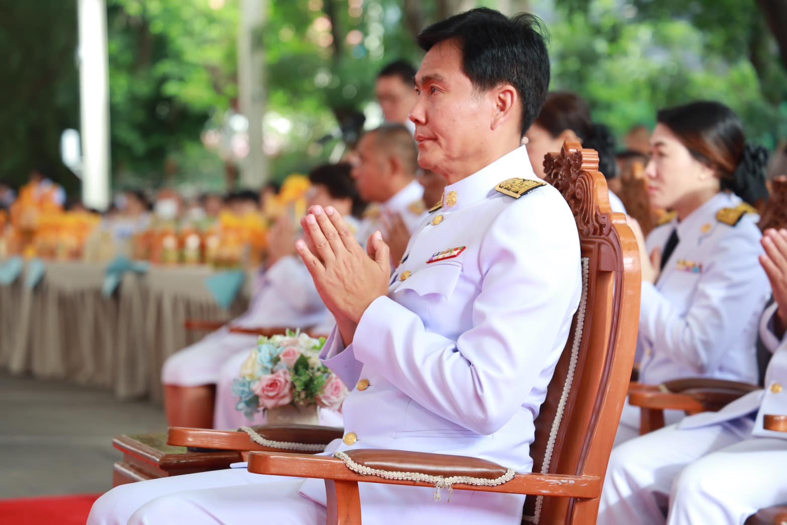 พช.อยุธยา ร่วมพิธีเจริญพระพุทธมนต์และทำบุญตักบาตรถวายพระราชกุศล เฉลิมพระเกียรติสมเด็จพระนางเจ้าสิริกิติ์ พระบรมราชินีนาถ พระบรมราชชนนีพันปีหลวง เนื่องในโอกาส วันเฉลิมพระชนมพรรษา 12 สิงหาคม 2567