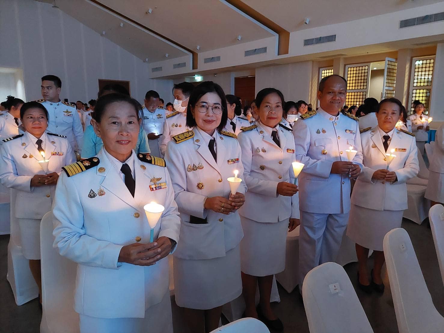 พช.อยุธยา ร่วมพิธีวางพานพุ่มถวายเครื่องราชสักการะ และพิธีจุดเทียนถวายพระพรชัยมงคล สมเด็จพระนางเจ้าสิริกิติ์ พระบรมราชินีนาถ พระบรมราชชนนีพันปีหลวง เนื่องในวันเฉลิมพระชนมพรรษา 12 สิงหาคม 2567