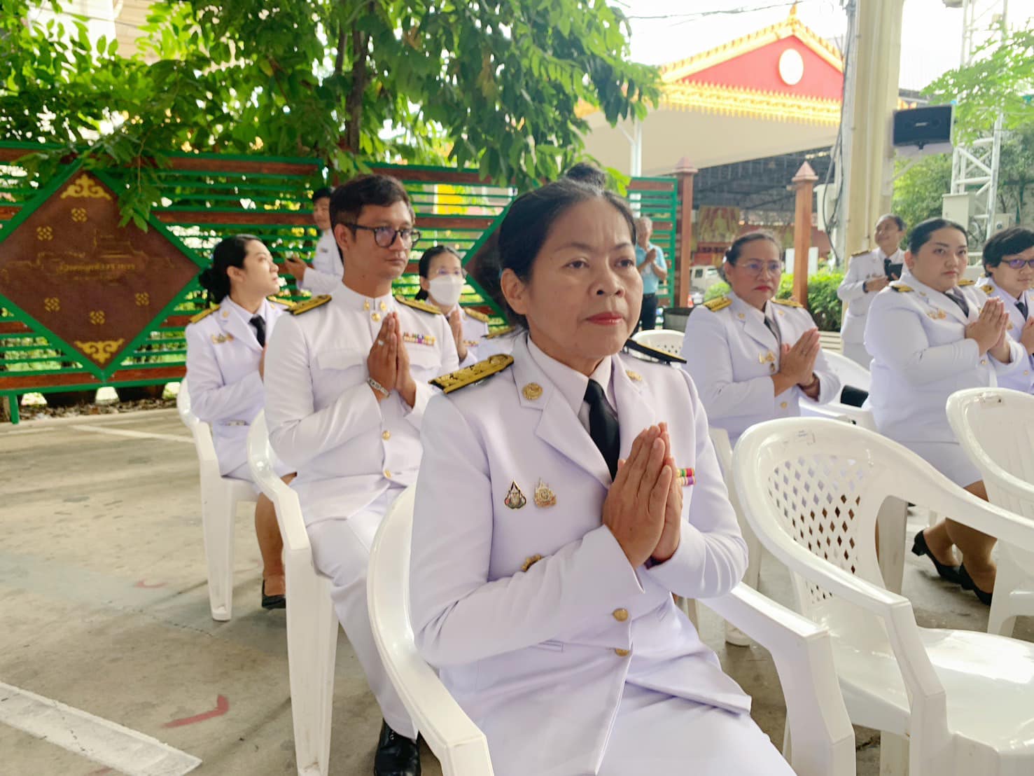 พช.อยุธยา ร่วมพิธีเจริญพระพุทธมนต์และทำบุญตักบาตรถวายพระราชกุศล เฉลิมพระเกียรติสมเด็จพระนางเจ้าสิริกิติ์ พระบรมราชินีนาถ พระบรมราชชนนีพันปีหลวง เนื่องในโอกาส วันเฉลิมพระชนมพรรษา 12 สิงหาคม 2567