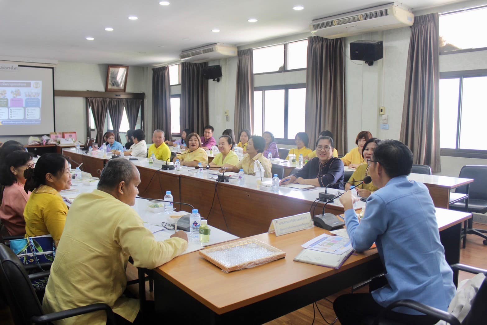 พัฒนาการจังหวัดพระนครศรีอยุธยา นำทีมนิเทศติดตามการดำเนินงาน ยุทธศาสตร์กรมและภารกิจเน้นย้ำของอธิบดี ไตรมาส 4