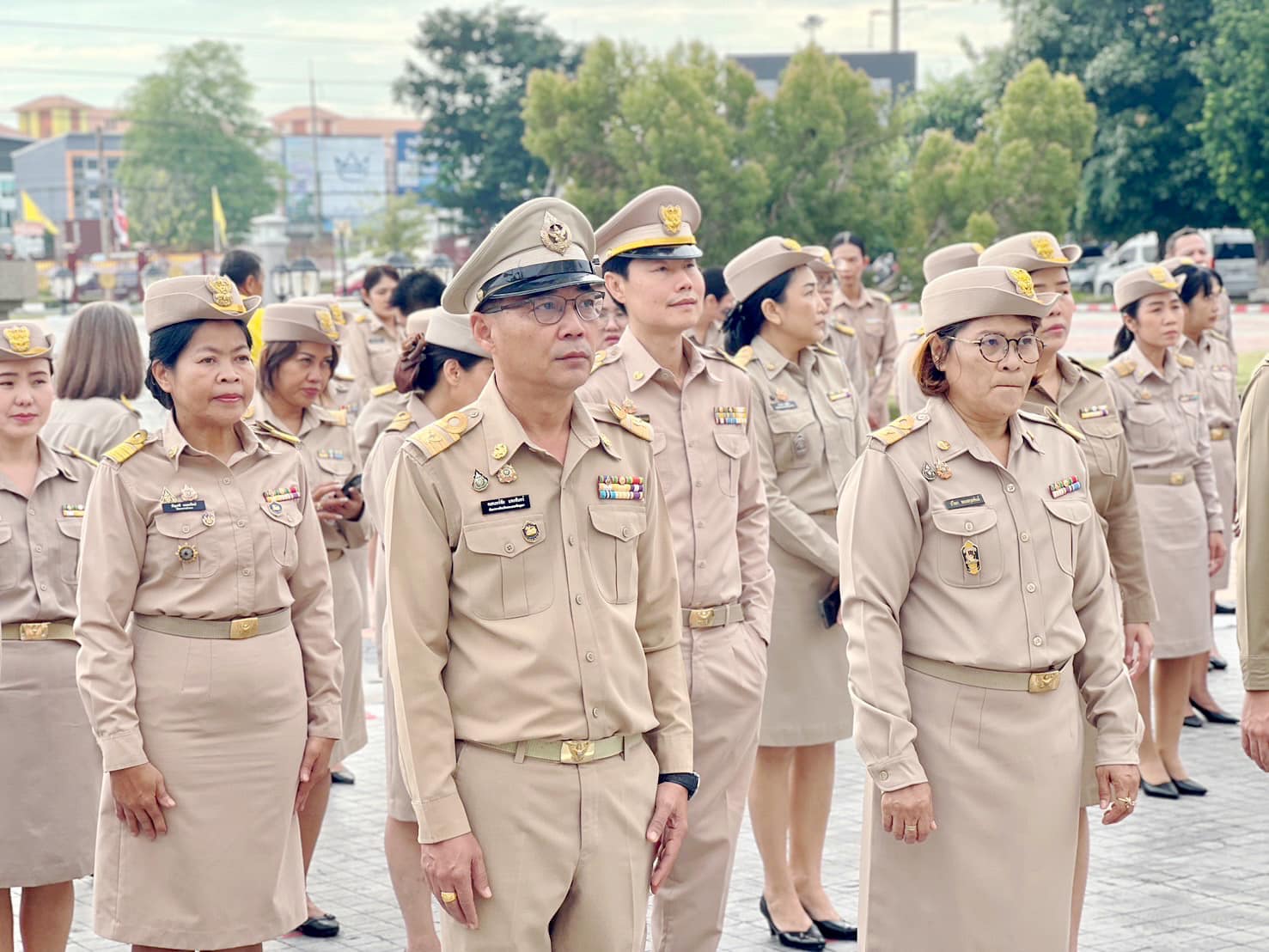 พช.กรุงเก่า ร่วมเคารพธงชาติและร้องเพลงชาติไทย เนื่องในวันพระราชทานธงชาติไทย 28 กันยายน (Thai National Flag Day)