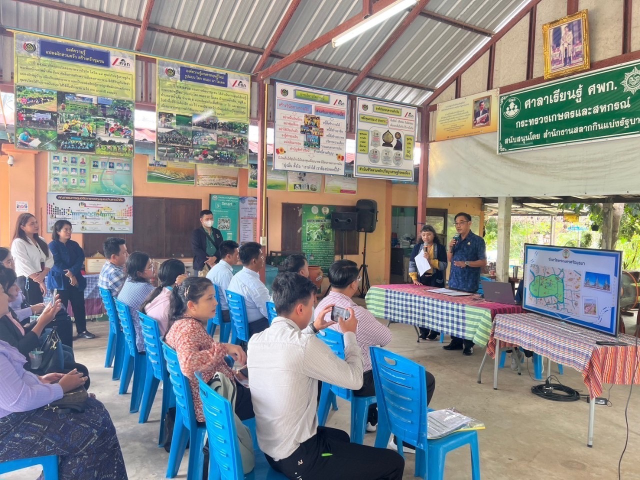 พช.พระนครศรีอยุธยา ให้การต้อนรับ คณะผู้แทนจากกรมการพัฒนาชนบท กระทรวงสหกรณ์และการพัฒนาชนบท สาธารณรัฐแห่งสหภาพเมียนมา