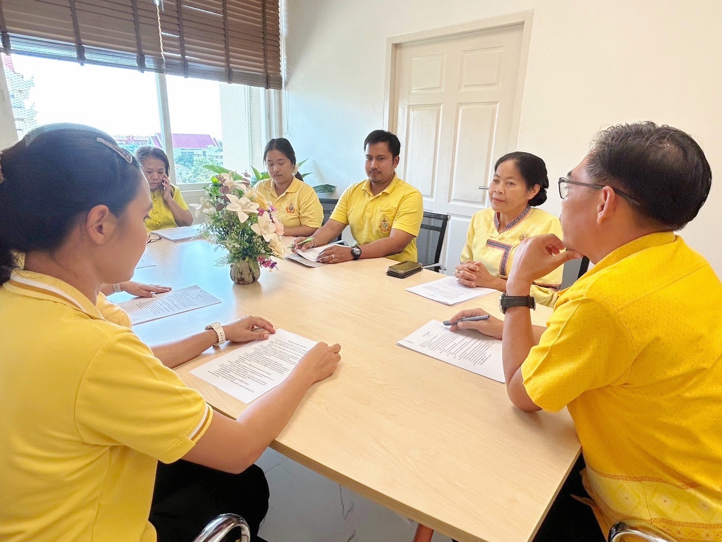 พช.กรุงเก่า ให้การต้อนรับและปฐมนิเทศ อาสาพัฒนา (อสพ.) รุ่นที่ 76 จังหวัดพระนครศรีอยุธยา จำนวน 5 ราย