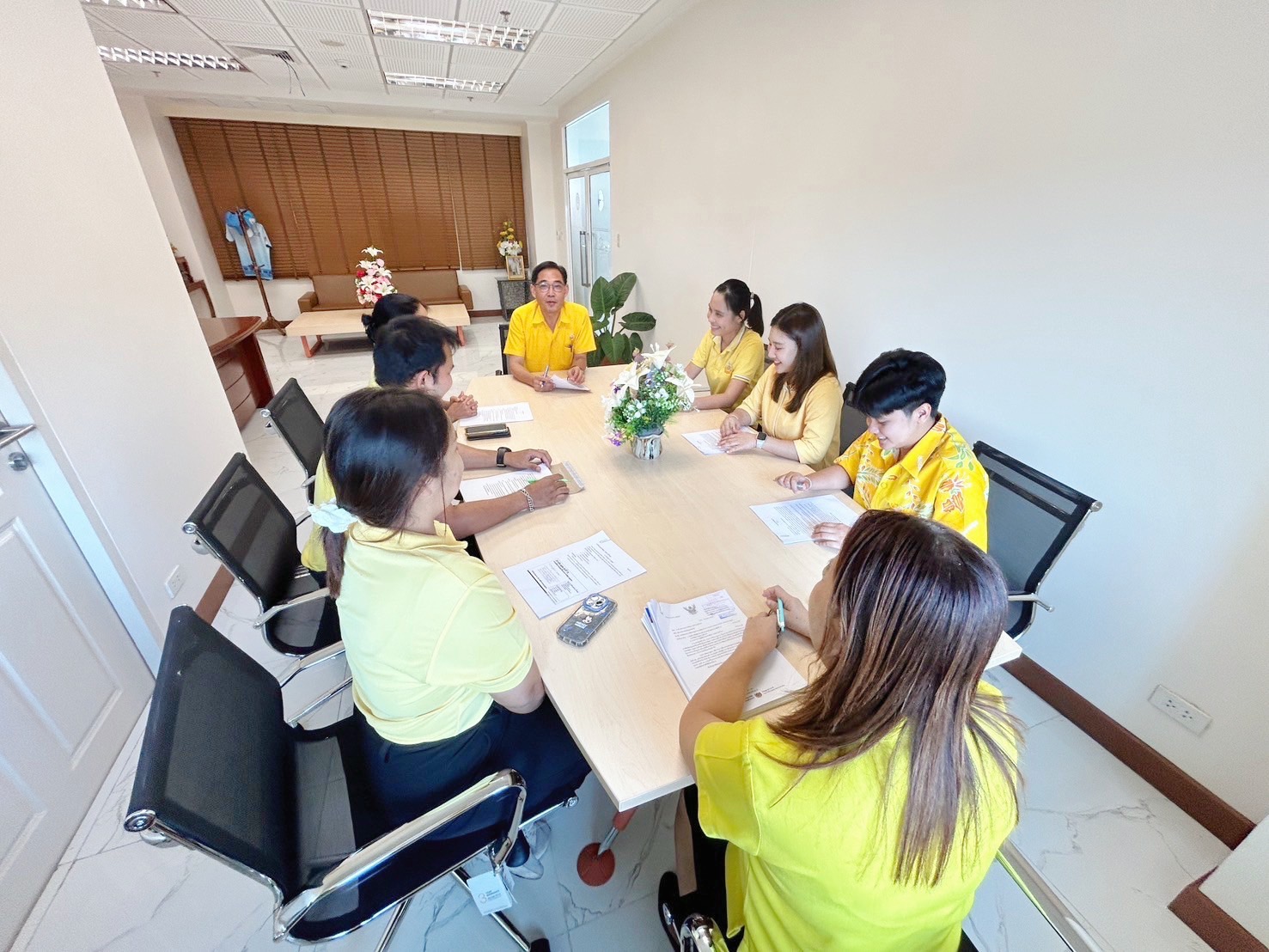 พช.กรุงเก่า ให้การต้อนรับและปฐมนิเทศ อาสาพัฒนา (อสพ.) รุ่นที่ 76 จังหวัดพระนครศรีอยุธยา จำนวน 5 ราย