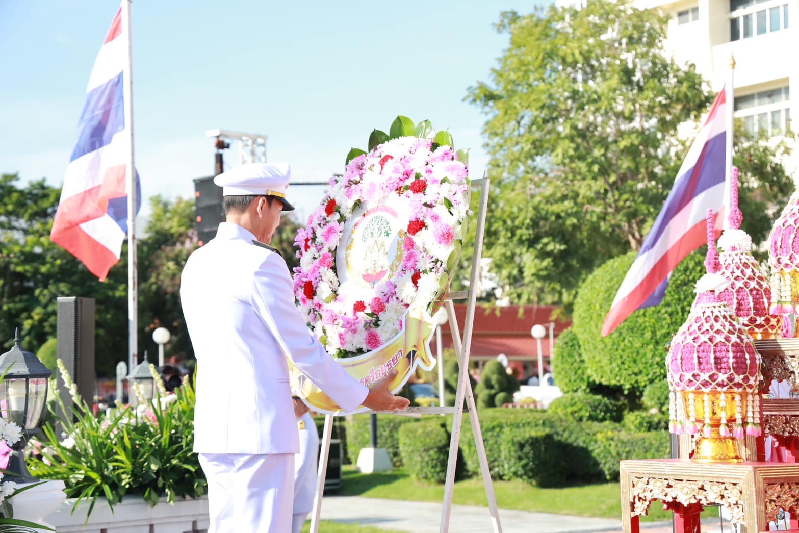 พช.กรุงเก่า ร่วมพิธีวางพวงมาลาถวายราชสักการะพระบาทสมเด็จพระจุลจอมเกล้าเจ้าอยู่หัว เพื่อน้อมสำนึกในพระมหากรุณาธิคุณ เนื่องใน “วันปิยมหาราช”