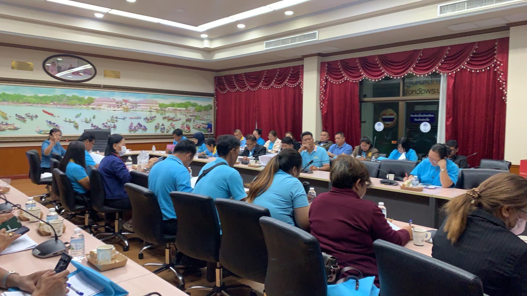 พช.กรุงเก่า จัดประชุมเชิงปฏิบัติการคณะกรรมการเครือข่ายกองทุนแม่ของแผ่นดินหนุนเสริมความเข้มแข็งหมู่บ้าน/ชุมชน สู่การเป็นพื้นที่ปลอดภัยจากยาเสพติด