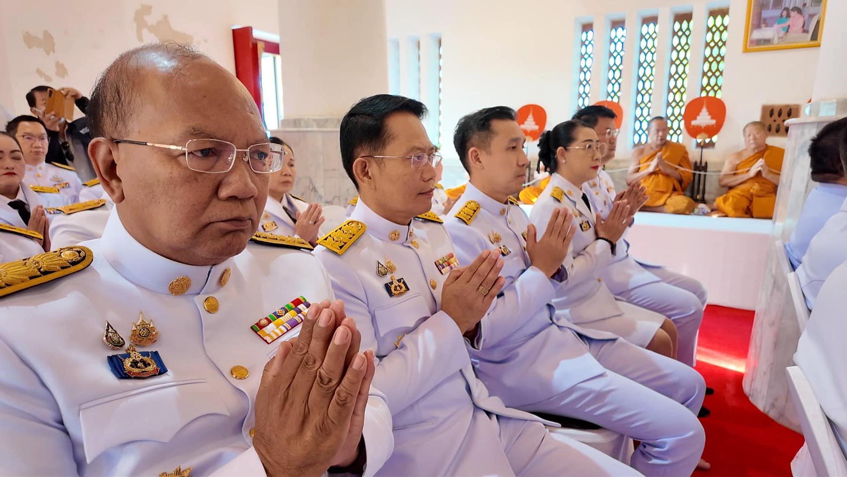 พช.กรุงเก่า ร่วมพิธีเจริญพระพุทธมนต์ถวายเป็นพระราชกุศล เนื่องในโอกาสวันคล้ายวันประสูติ สมเด็จพระเจ้าลูกเธอ เจ้าฟ้าสิริวัณณวรี นารีรัตนราชกัญญา