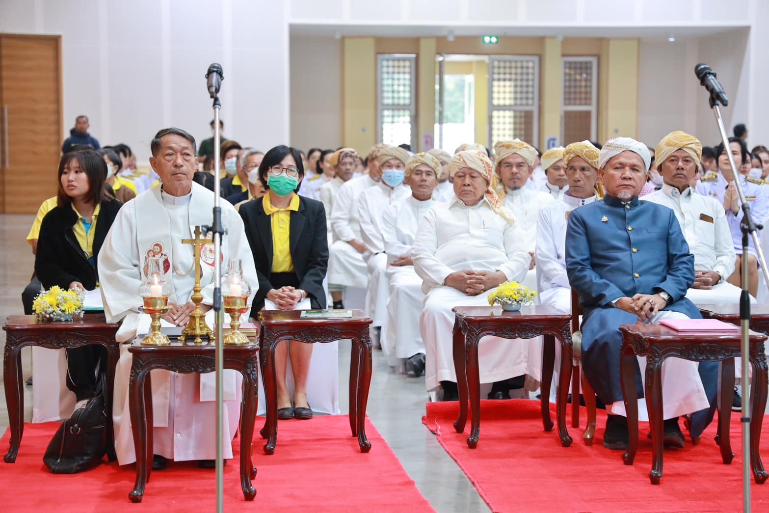 พช.อยุธยา ร่วมพิธี 3 ศาสนามหามงคล ถวายพระราชกุศลพระบาทสมเด็จพระเจ้าอยู่หัว เนื่องในโอกาสพระราชพิธีสมมงคลพระชนมายุเท่าพระบาทสมเด็จพระพุทธยอดฟ้าจุฬาโลกมหาราช